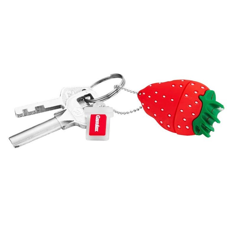 GARRULAX USB Flash Drive, 8GB / 16GB / 32GB Novelty Cute Cartoon USB Memory Stick Date Storage Pendrive Thumb Drives for Kids Children Collegue Student (32GB, Strawberry) - Image 4